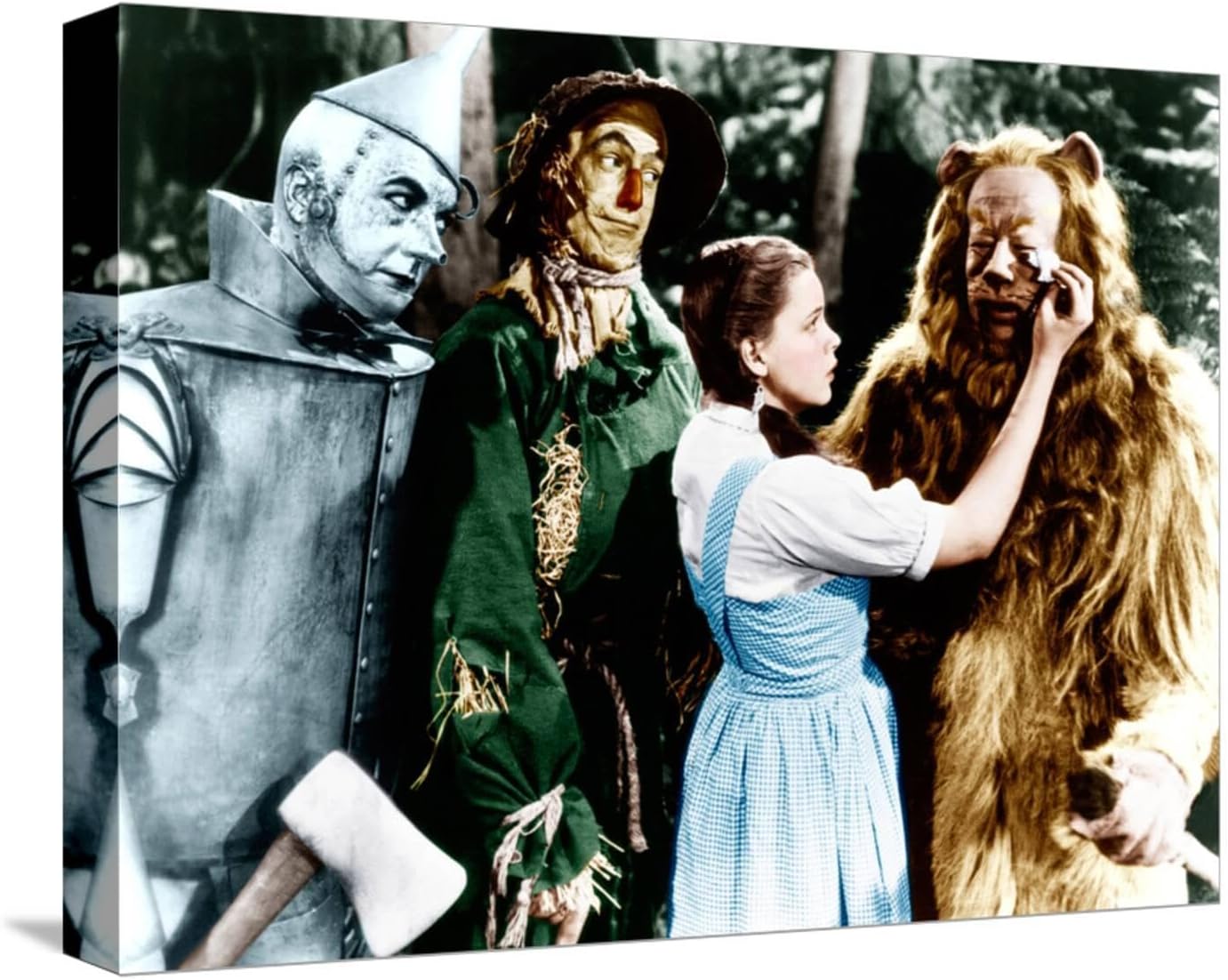 ART.COM Stretched Canvas Print The Wizard of Oz, Jack Haley, Ray Bolger, Judy Garland, Bert Lahr, 1939, 16" x 12"