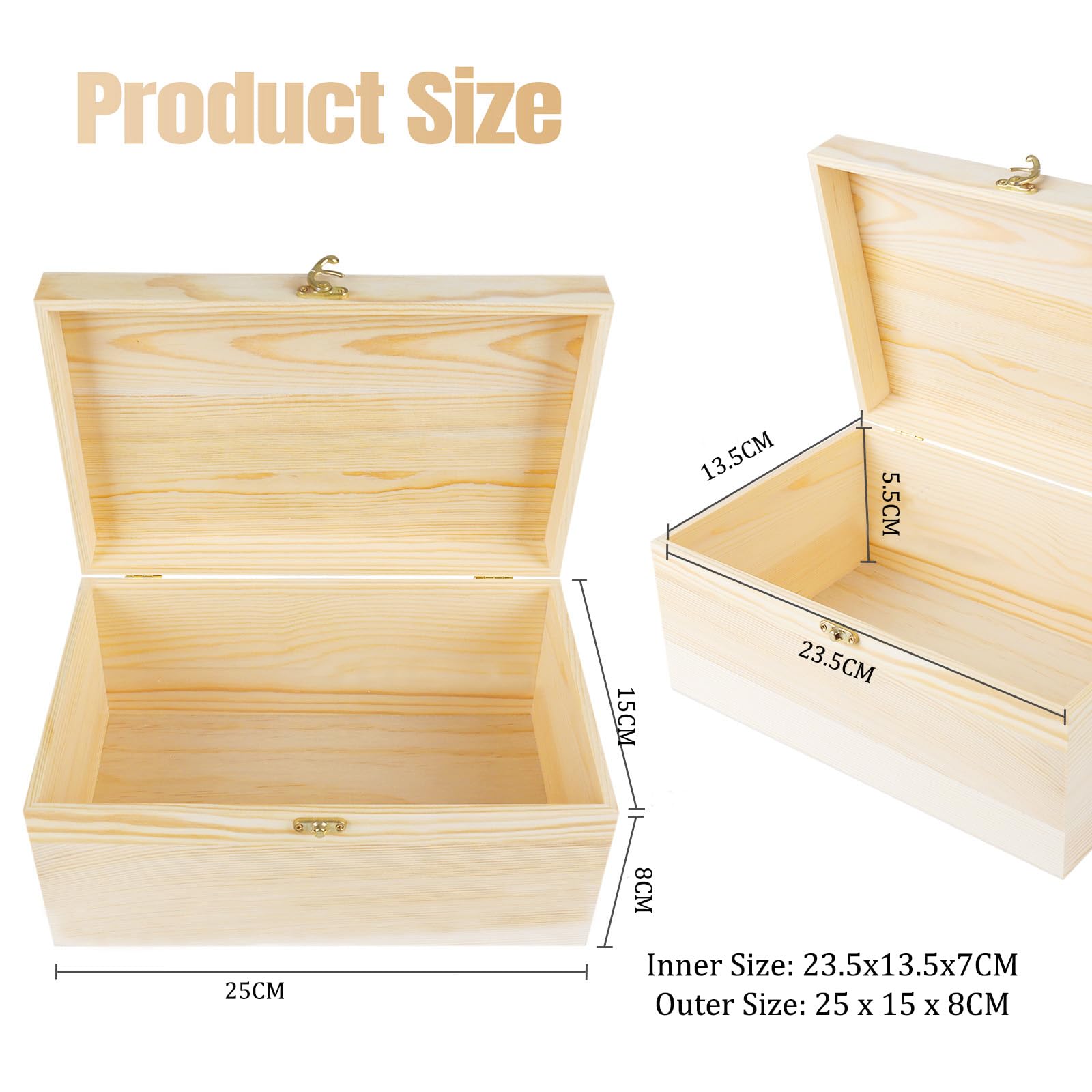 Houten kistjes met deksel – Pled