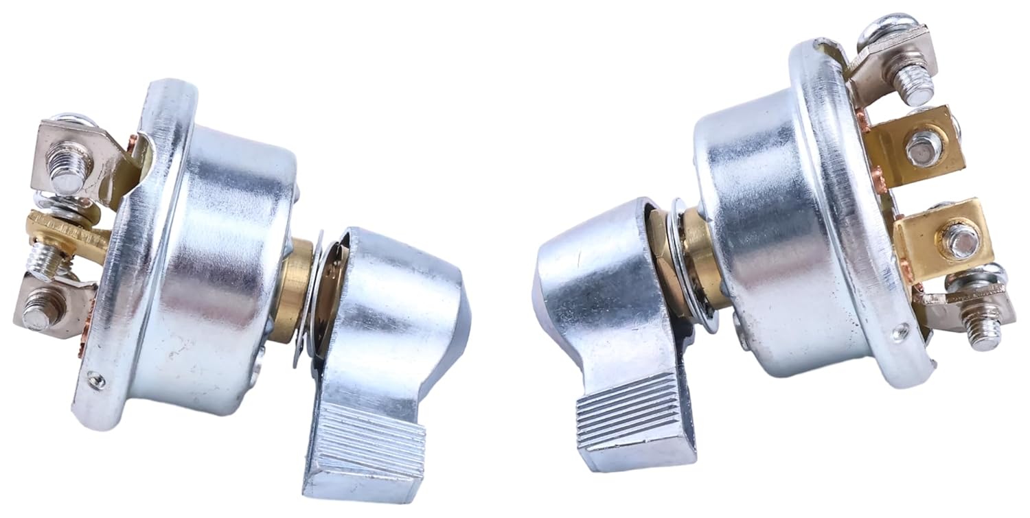 2PCS 12V 50 Amp 3Position Reversing Levered Rotary Switches JP-10076 75712-04 75712-04BX 52-800P Compatible with Heavy Duty Tarp Winch Motor 12V DC Dump Truck SW710 Cole Hersee 75712-04BP