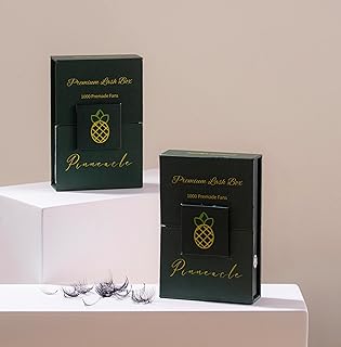 1000 Fans | 3 sizes-in-1 box | 6D volume | D CURL | 0.07 Thickness | Handmade loose fans premade fans for mega volume, russian volume eyelashes extensions | Pointy base for best retention, soft matte black finish | Perfect for professional and beginner lash artists | PINNEACLE PREMIUM PREMADE VOLUME FANS LASH EXTENSIONS | Made in Vietnam (9-10-11mm)