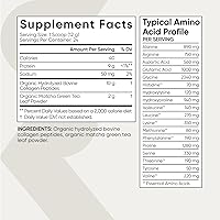 Vista 5 de Sports Research Péptidos de Colágeno Premium en Polvo y Té Verde Matcha Orgánico - Suplemento de Proteína en Polvo de Colágeno con Matcha Japonés