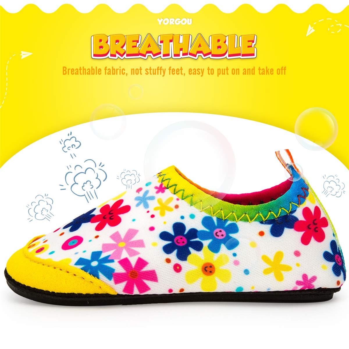 Zapatos de Agua para niños y niñas, Zapatos de Playa para niños pequeños, Calcetines acuáticos Descalzos Antideslizantes para Piscina y Playa — view 6