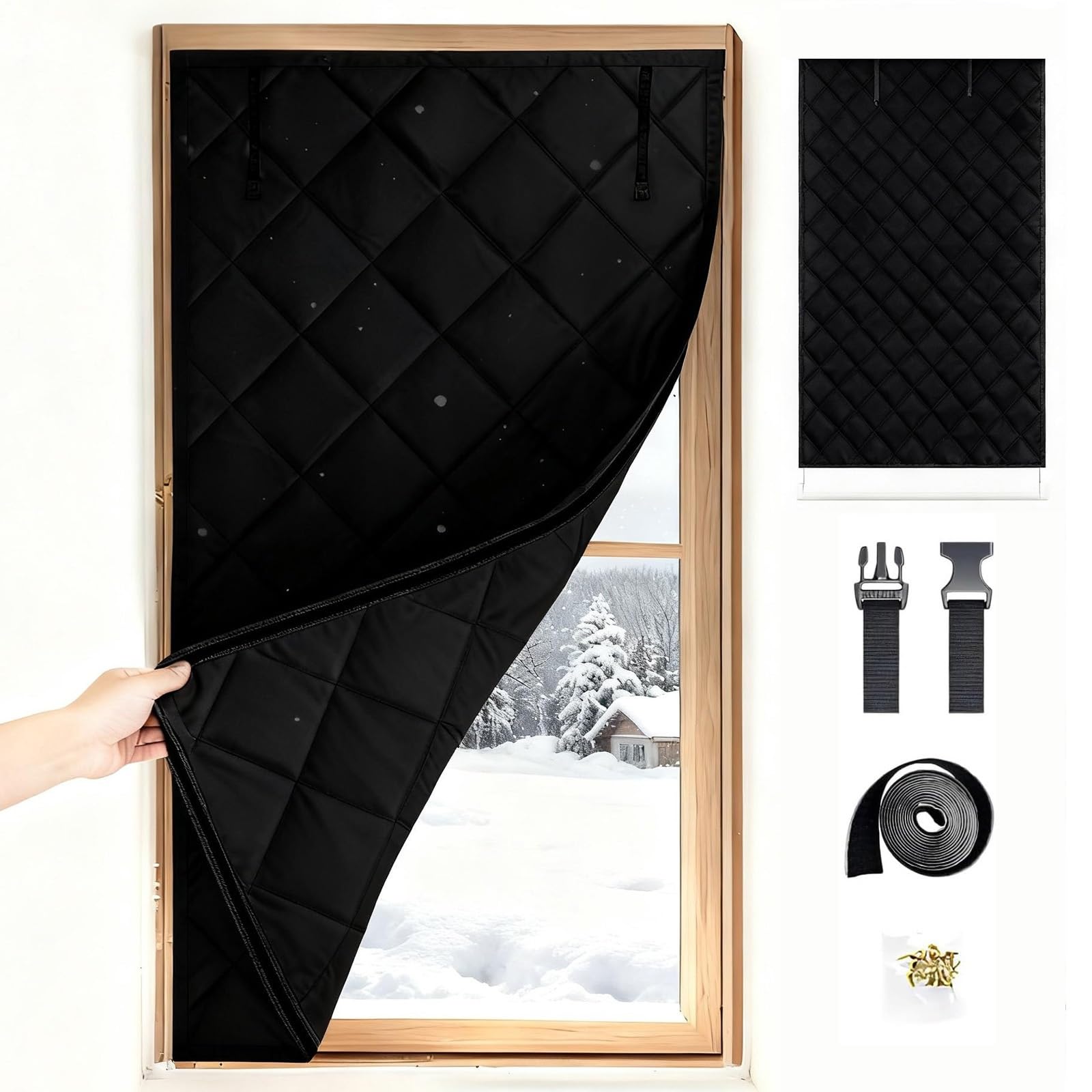 Cortinas aislantes de invierno para mantener tu salón cálido y sin corrientes de aire
