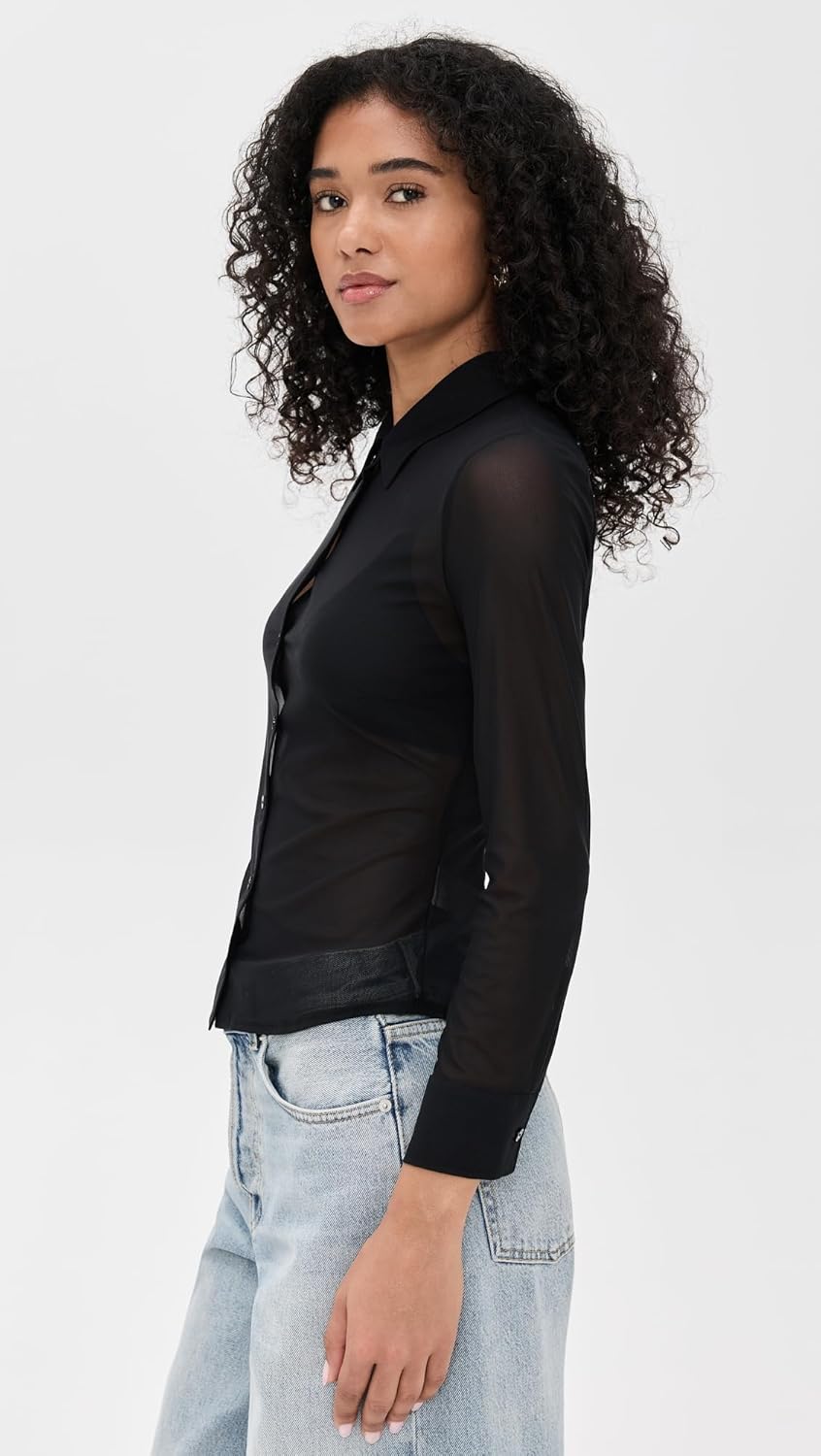 L'AGENCE Women's Indiana Fitted Blouse - Image 4