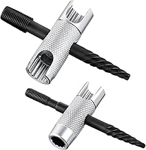 Feekoon Grease Zerk Fitting Tool All in One Grease Fittings Assortment with Removal Tool Fit 1/4"-28 SAE, 1/8"-NPT, M10x1 M8x1 and Hex Size 3/8" 5/16" 7/16" for Install, Remove, Rethread
