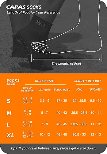 Miniatura 2 de CAPAS Calcetines de neopreno de 2 mm para arena, calcetines de voleibol de playa a prueba de arena, calcetines de neopreno para traje de neopreno