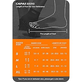 CAPAS 2mm Neoprene Sand Socks, Beach Volleyball Sand Proof Outdoor Socks, Wetsuit Diving Water Socks Keep Warm for Men Women