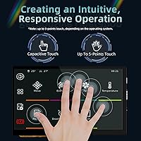 Vista 2 de BIGTREETECH Pantalla táctil HDMI de 5 pulgadas Display 800x480, IPS 160° Monitor de ángulo de visión compatible con Sovol-SV08 Raspberry-Pi 4B, 3B