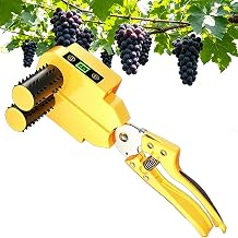 Electric Grape Thinning Shears, Grape Flower Thinning Clip, Grape Pruning Tool with LCD Screen and Soft Silicone Rollers, 4 Speeds Adjustable and 60% Labor Saving, for Vineyard Orchard