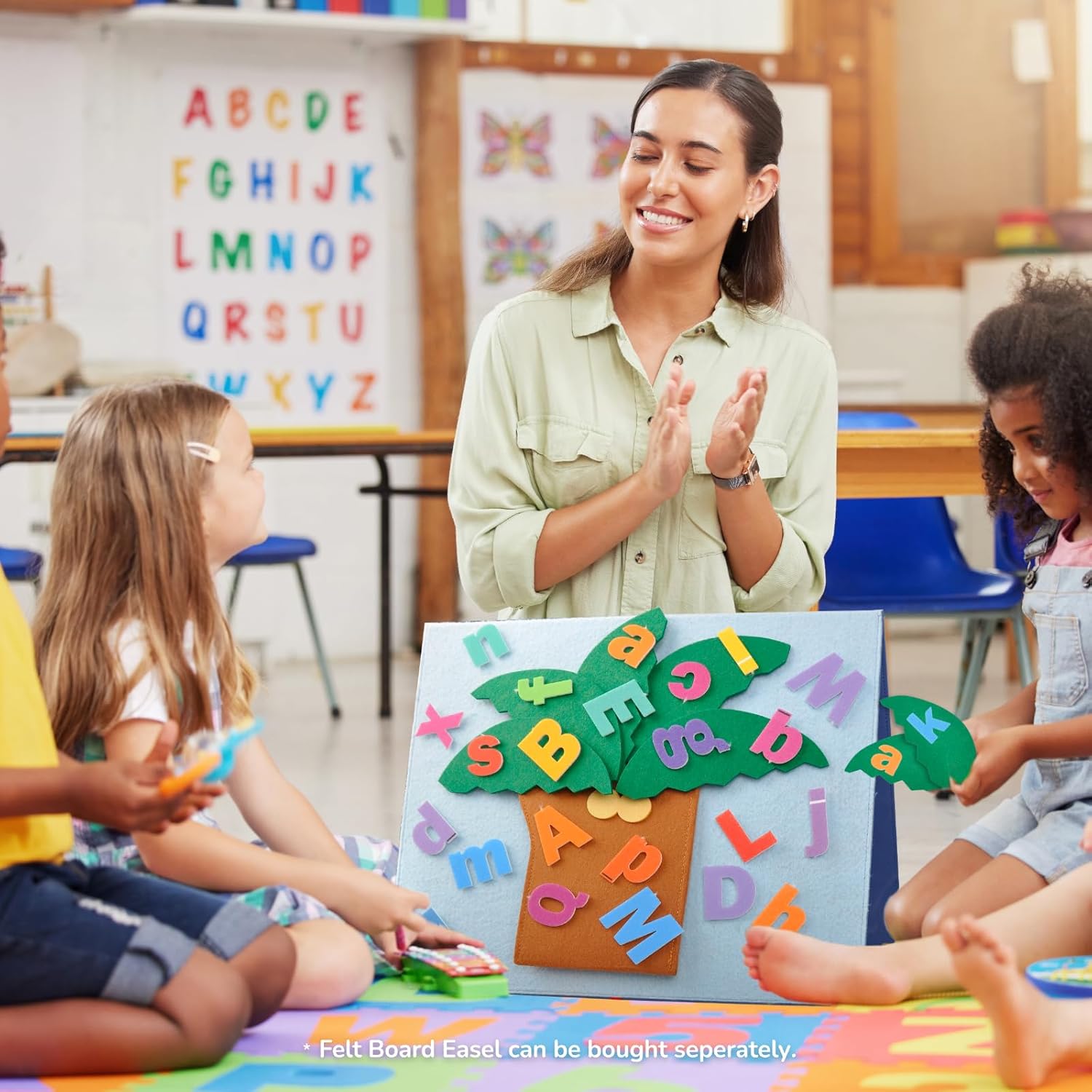 CHEFAN Felt Tree and Large Foldable Felt Board