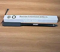 Bastão invisível Extensível 200cm Viva360 para Camera 360° Rosca 1/4 Universal