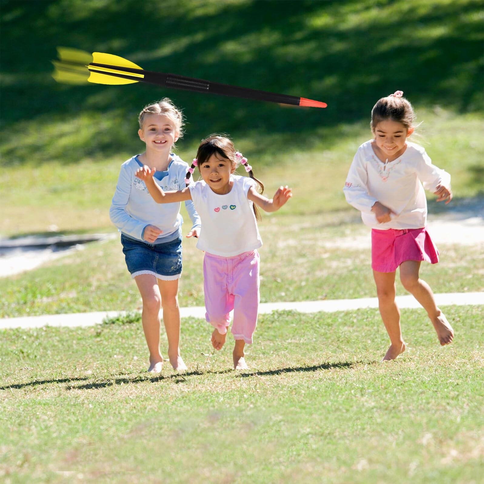 VICASKY 2 Stück Kinder Speerwurftraining mit Leichtem Abs Kunststoff Kindgerechtes Design für Outdoor Sport und Sensorisches Training im Kindergarten
