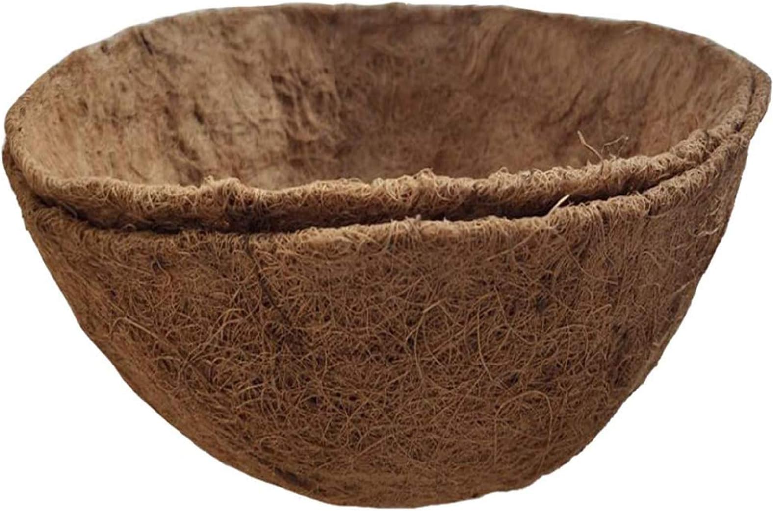 FDGARDEN 14 inch Coco Liner for planters, 2PCS Round