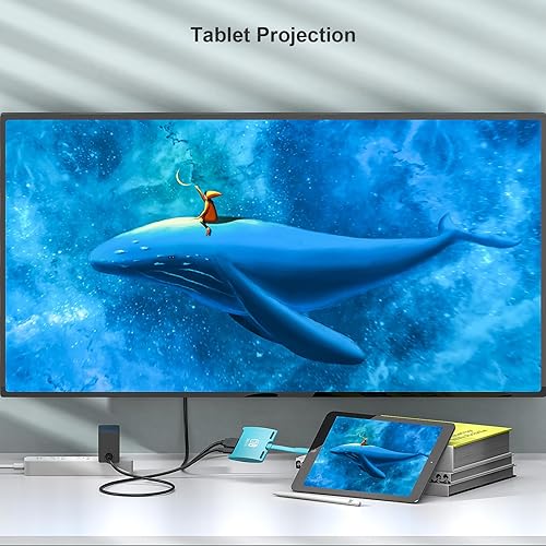 Miniatura 7 de Switch Dock Adapter for Nintendo SwitchOLED, Portable TV Dock Charging Station with HDMI USB 3.0 Port and 100W Fast Charging, USB C to HDMI Mini