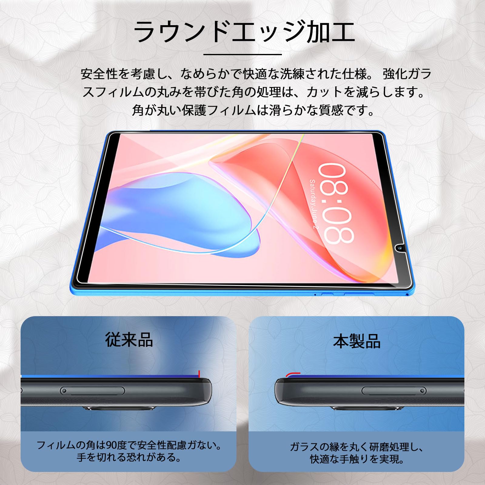 Amazon.co.jp: For TECLAST P26T/P25T ガラスフィルム(2枚) AUDASO