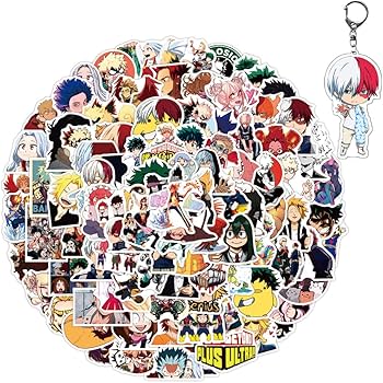 Amazon.co.jp: 僕のヒーローアカデミア ステッカー シール 100枚