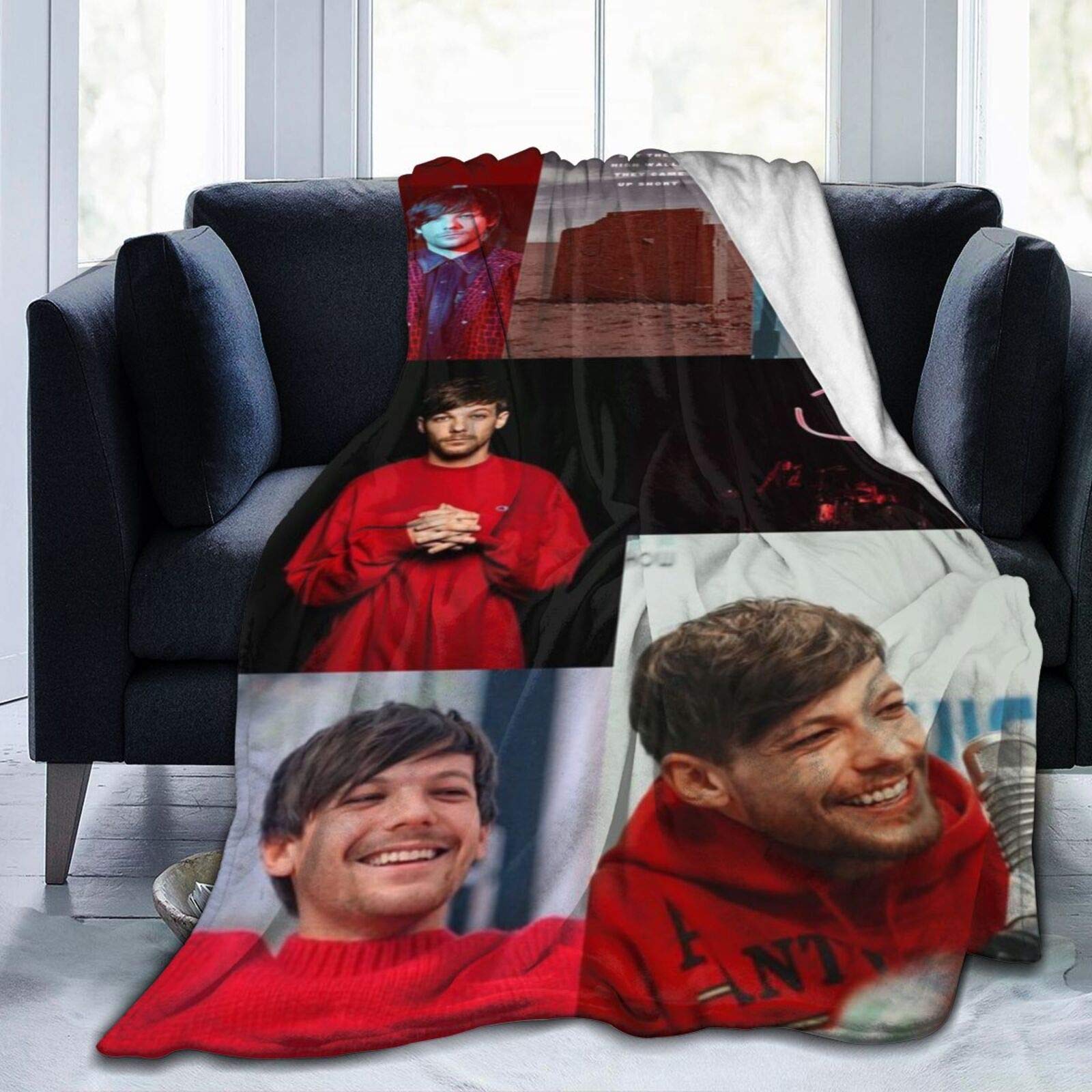YINGD Louis William Tomlinson ThrowBlankets UltraSoft Micro Fleece D Fashion Blanket Fuzzy Lightweight Hypoallergenic Plush Air Conditioning Blanket is The Best Gift Used for Bed and Sofa