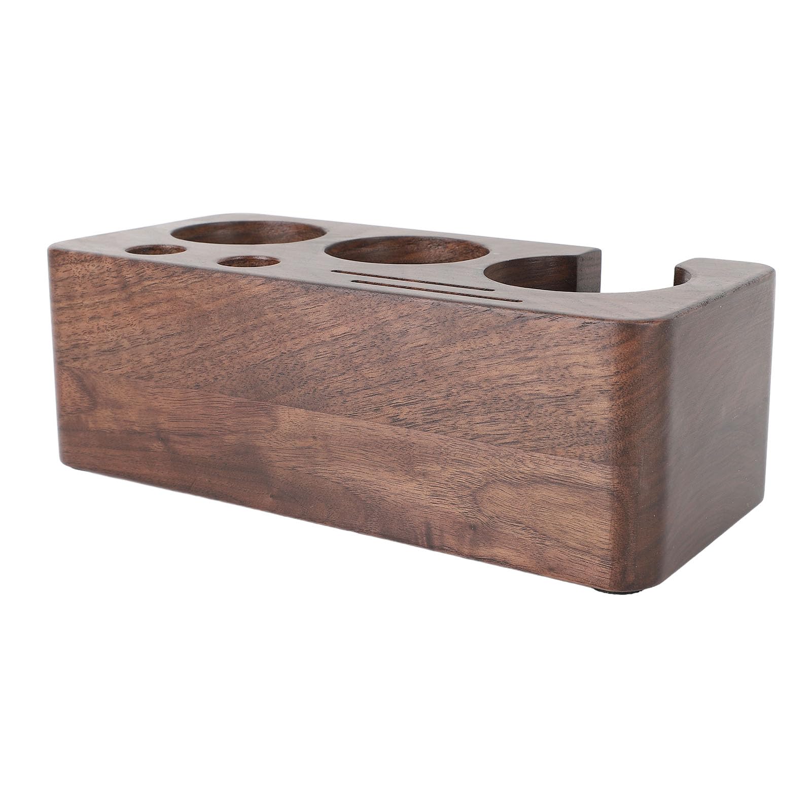 SEAFRONT Kaffee -Portafilter -Halter Exquisite Walnussholzmaterial Organisieren Kaffeezubehör für Zuhause (53MM)