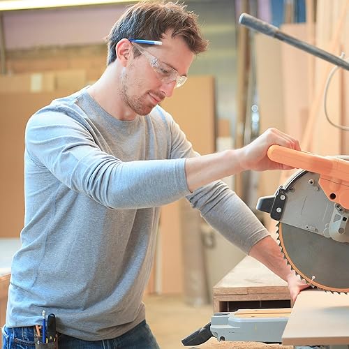 Miniatura 5 de Yunsailing Paquete de 100 gafas de seguridad a granel a prueba de salpicaduras, gafas de protección ocular resistentes a los arañazos y impactos,