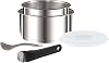 Tefal Ingenio Saucepan Set, Stainless Steel, 6-Piece