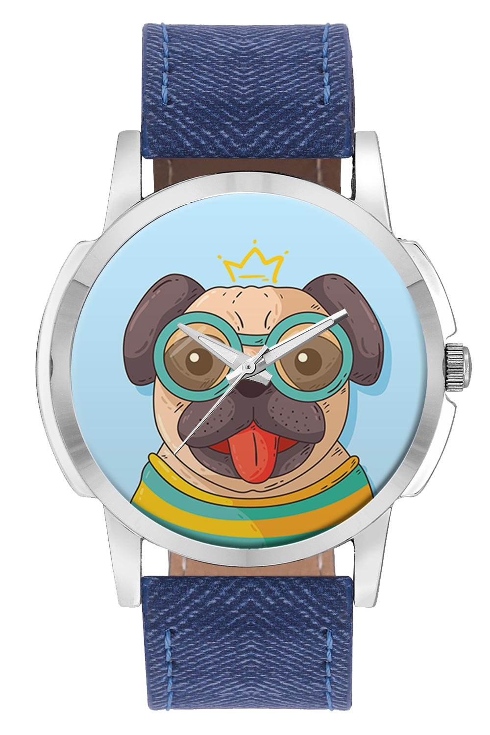 BIGOWL Valentine Gifts Multicolor Analogue Men Watch 2007998302-RS1-W-BLU (B078ZFLM9P) Amazon Price History, Amazon Price Tracker