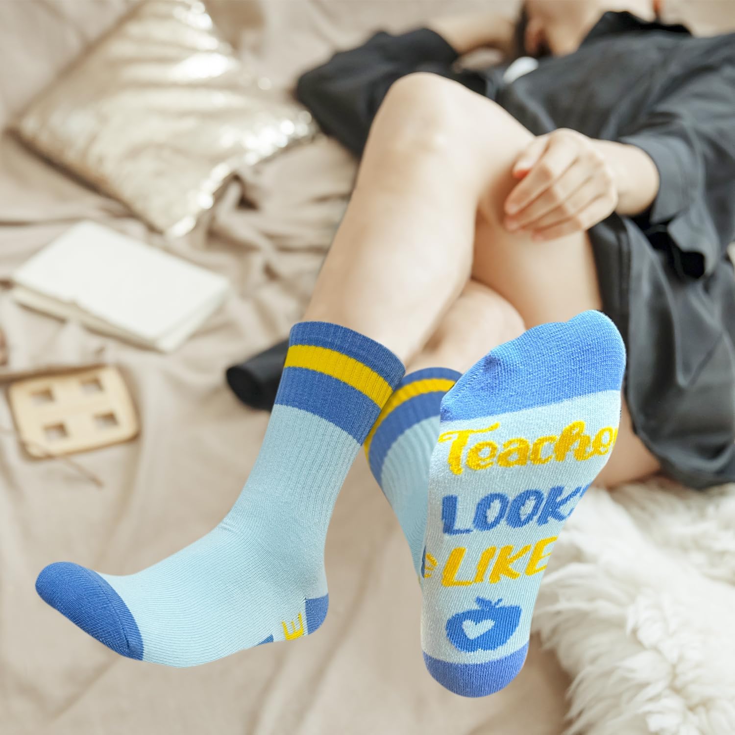 Doreen's Boutique Teacher Socks Teacher Looks Like This Is What An Awesome - Image 2