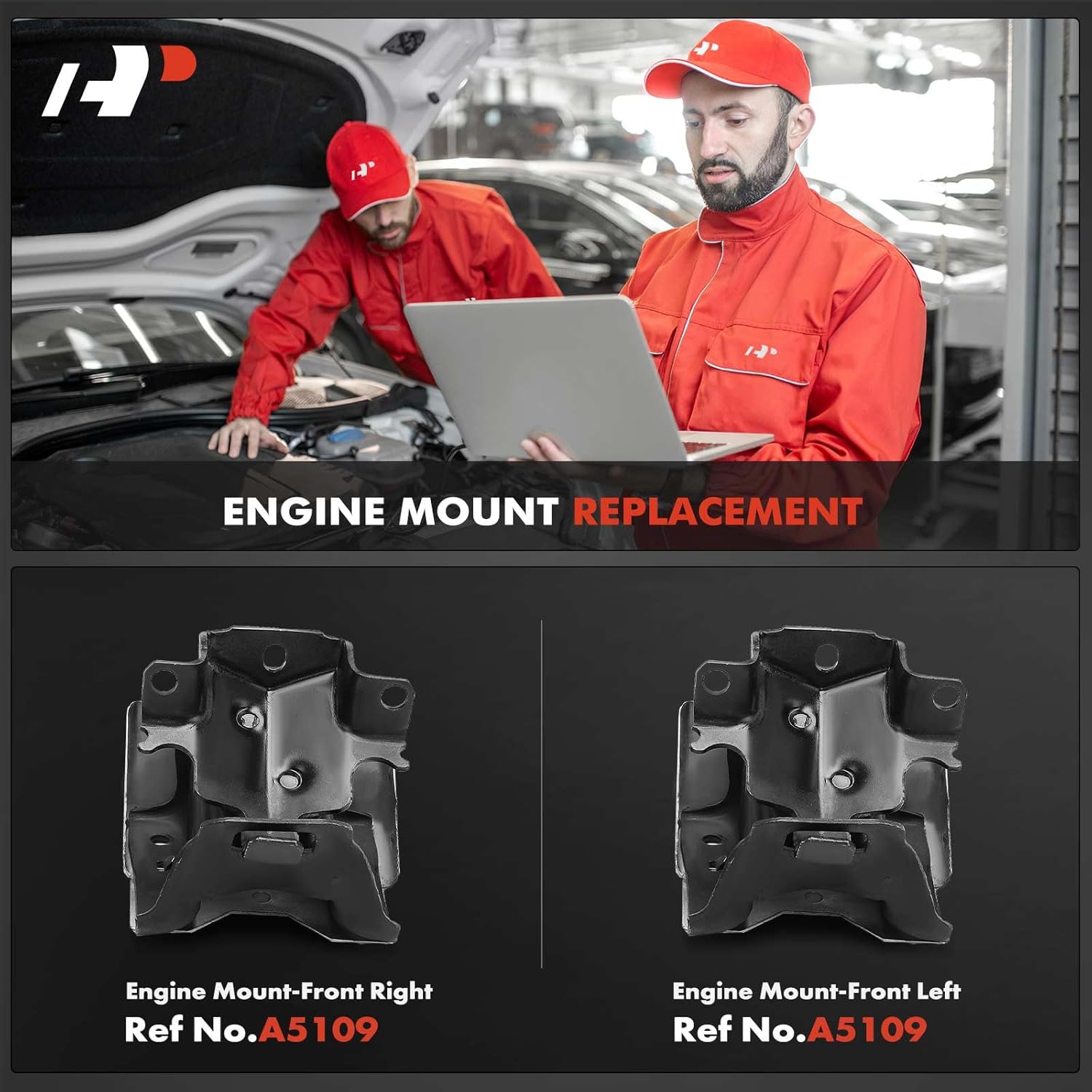 A-Premium Front Left and Right Engine Motor Mount Kit Compatible with Chevrolet Express 1500 2003-2014, 2500/3500 2003-2020, 4500 2009-2017 & Chevrolet Express 1500 2003-2014, 2500 3500 4500