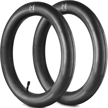 2 Pram Inner Tube Tire Replacements 16" x 1.5/1.75/1.95/2.125 for Jogging Stroller, Compatible w/ All Brands BoB Revolution Flex / Pro / SE / SU, Graco, Go Jogging, Thule Urban Glide & More