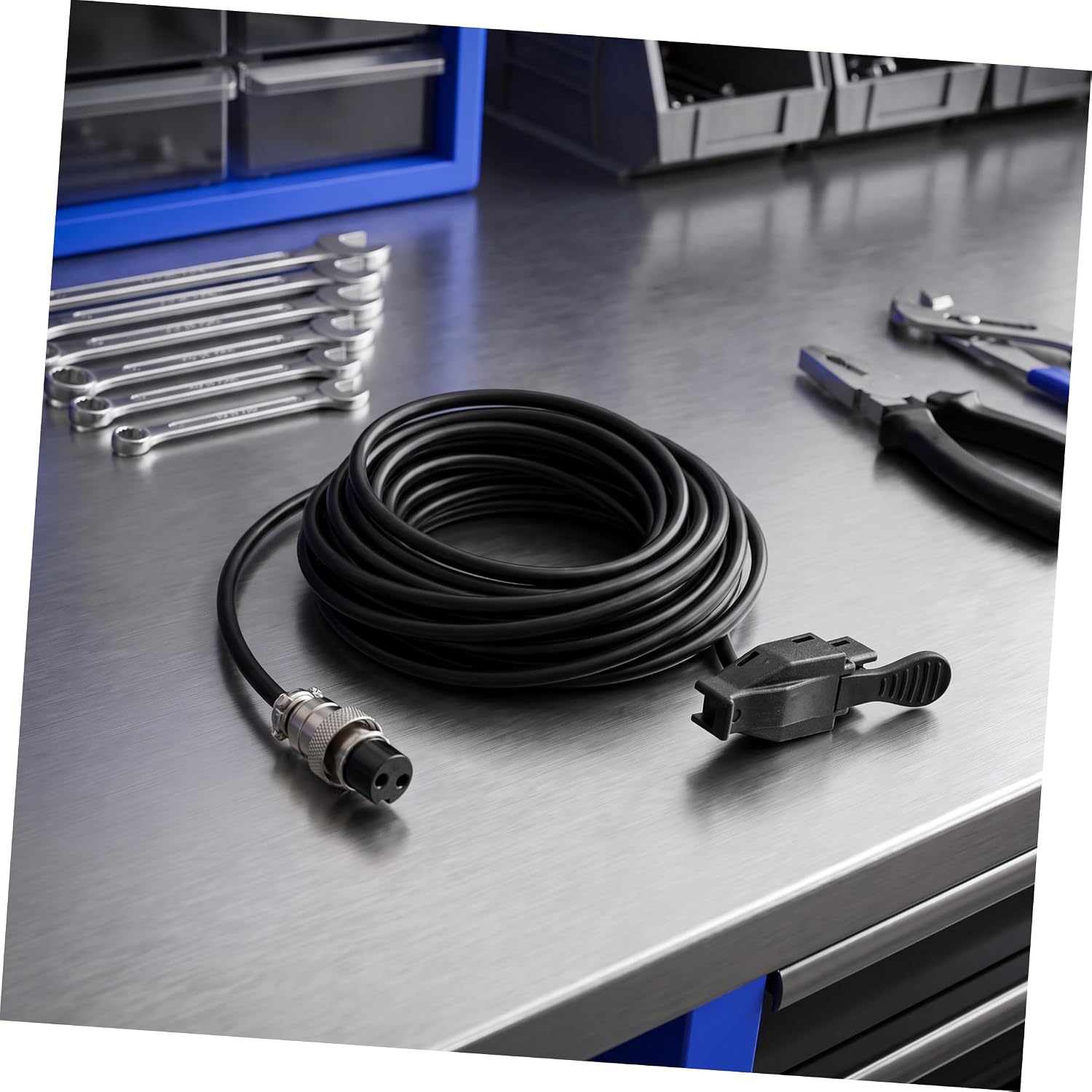 Tig Torch Control Cable Welding Gun Switch Lead 17.4ft Black