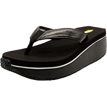 Volatile Womens Cafe Metallic Thong Sandal