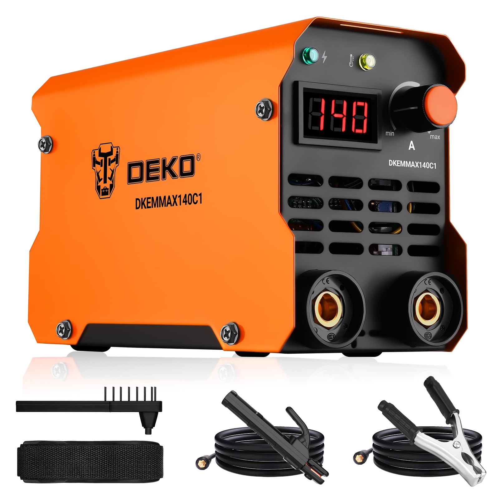DEKO Saldatrice Inverter Elettrodo 220V 140A MMA ARC Welder Portatile