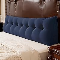 Vista 21 de WOWMAX Cabecero de Cama Multifuncional con Almohada Tapizada Doble, Cabecero para Dormitorio Individual XL, Portátil para Dormitorio Universitario