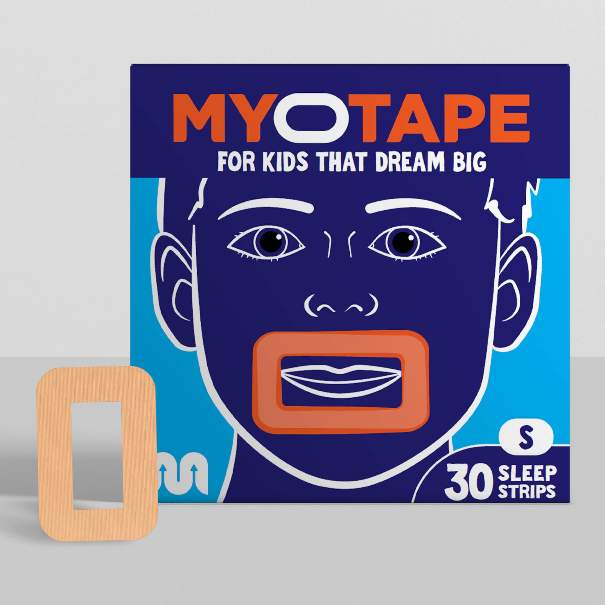 MyoTape - Mouth Tape for Kids - 30 Nights - Reduce Snoring - Safe Alternative to Mouth Tape - Improve Your Kids Sleep - Promote Nasal Breathing - Comfortable & Gentle On Skin - Small