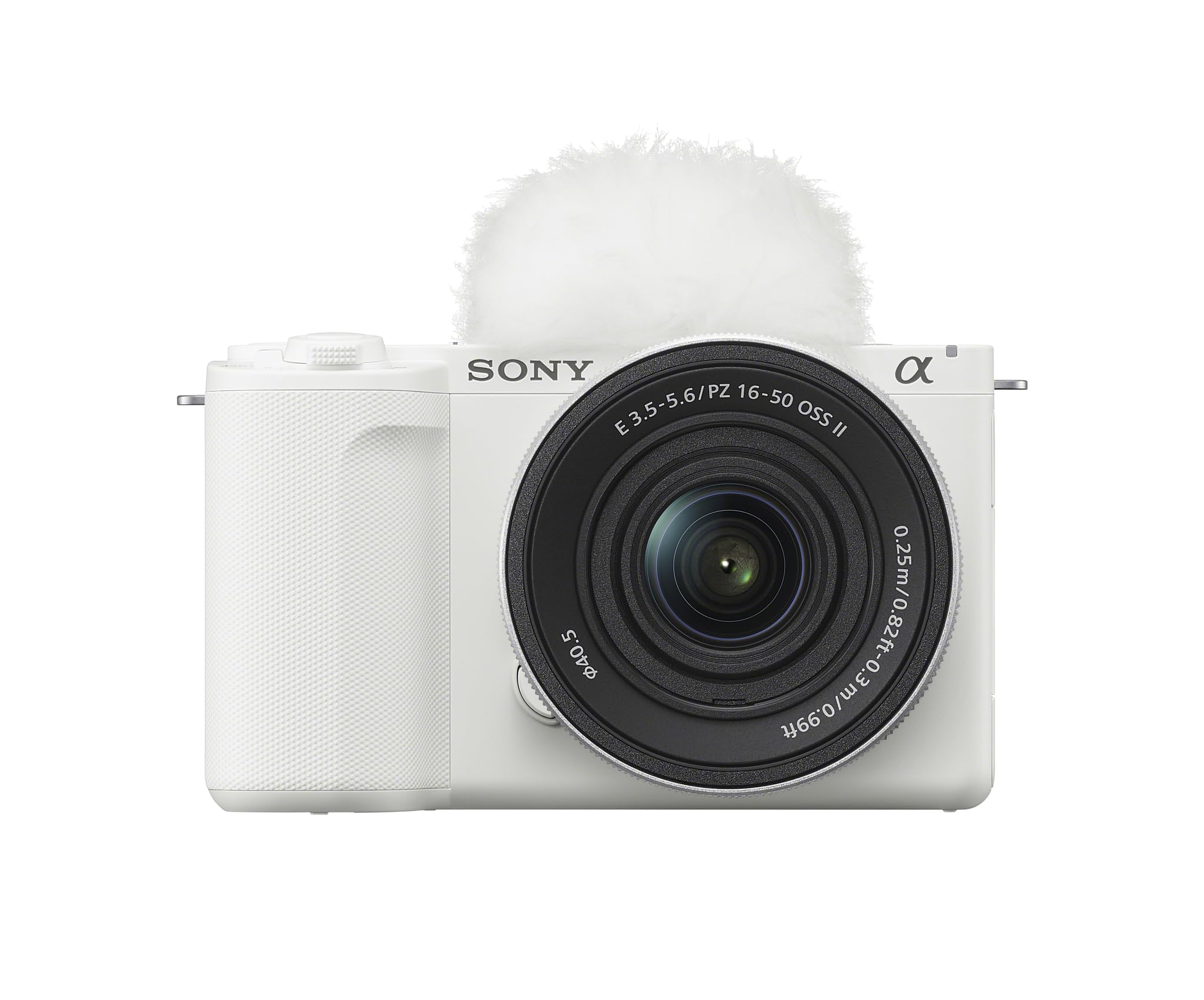Sony's Alpha ZV-E10 II Kit, Body + Lens, APS-C interchangeable-lens vlog camera, With 16-50 mm Lens, 26.0 MP, Exmor CMOS Sensor, White, UAE Model