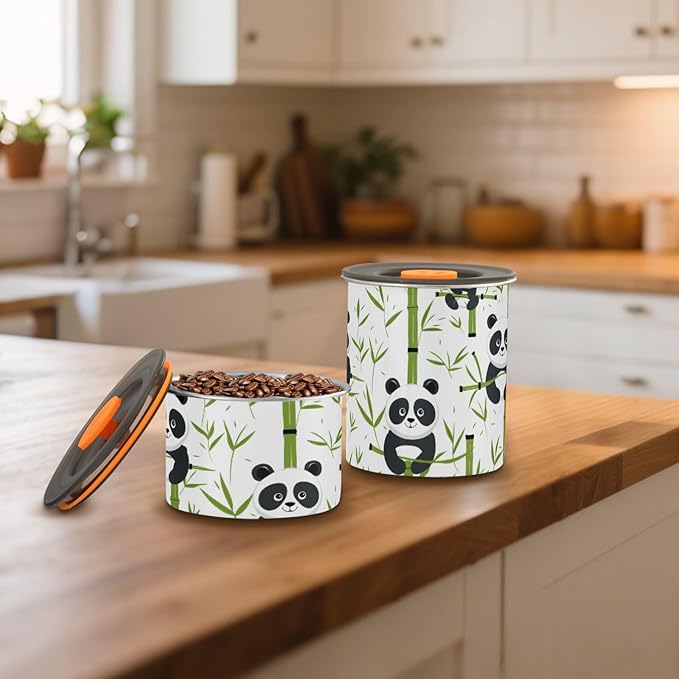 ALAZA Panda Airtight Canister 900ml Acero Inoxidable Almacenamiento Comida miniatura 2