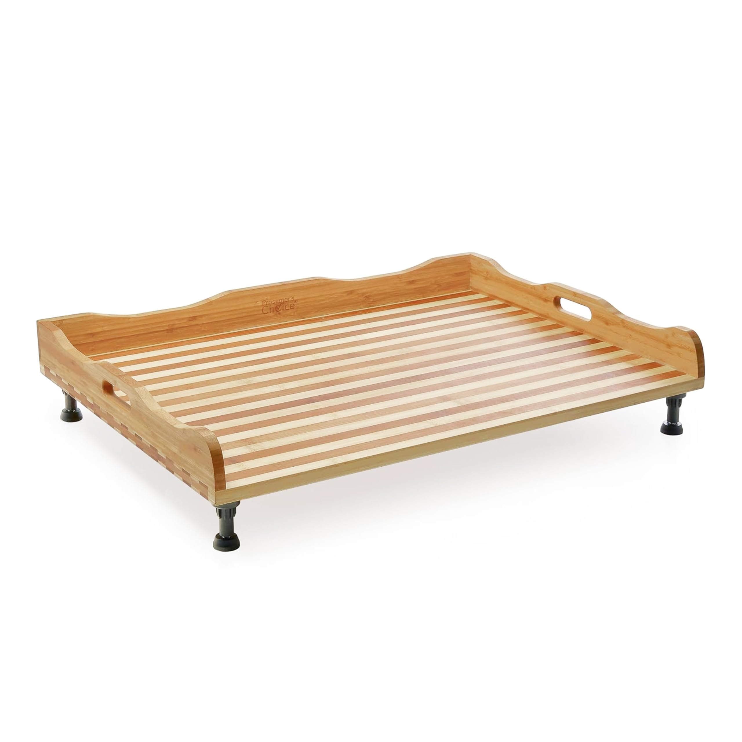 Bamboo Cutting Boards - Prosumer’s Choice Camper Stovetop Cover with Handles & Legs - Kitchen Chopping Board for Meat & Veggies - Sink, Gas Burner & Range Wooden Workstation - 29.5"Lx21"Wx7.6"Th