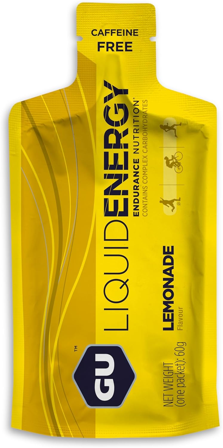 GU Energy Liquid Gel Orange & Lemonade Flavors, 12-Count Each, Complex Carbs, Vegan, Gluten-Free, Dairy-Free, 100 Calorie On-the-Go Energy for Any Workout