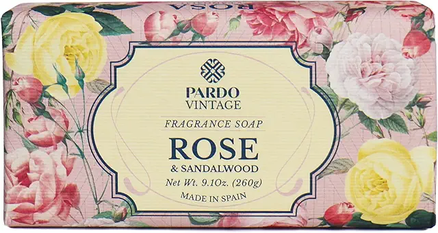 VINTAGE ROSE & Sandalwood Natural Soap Tablet 260g - La Bruket Tvål