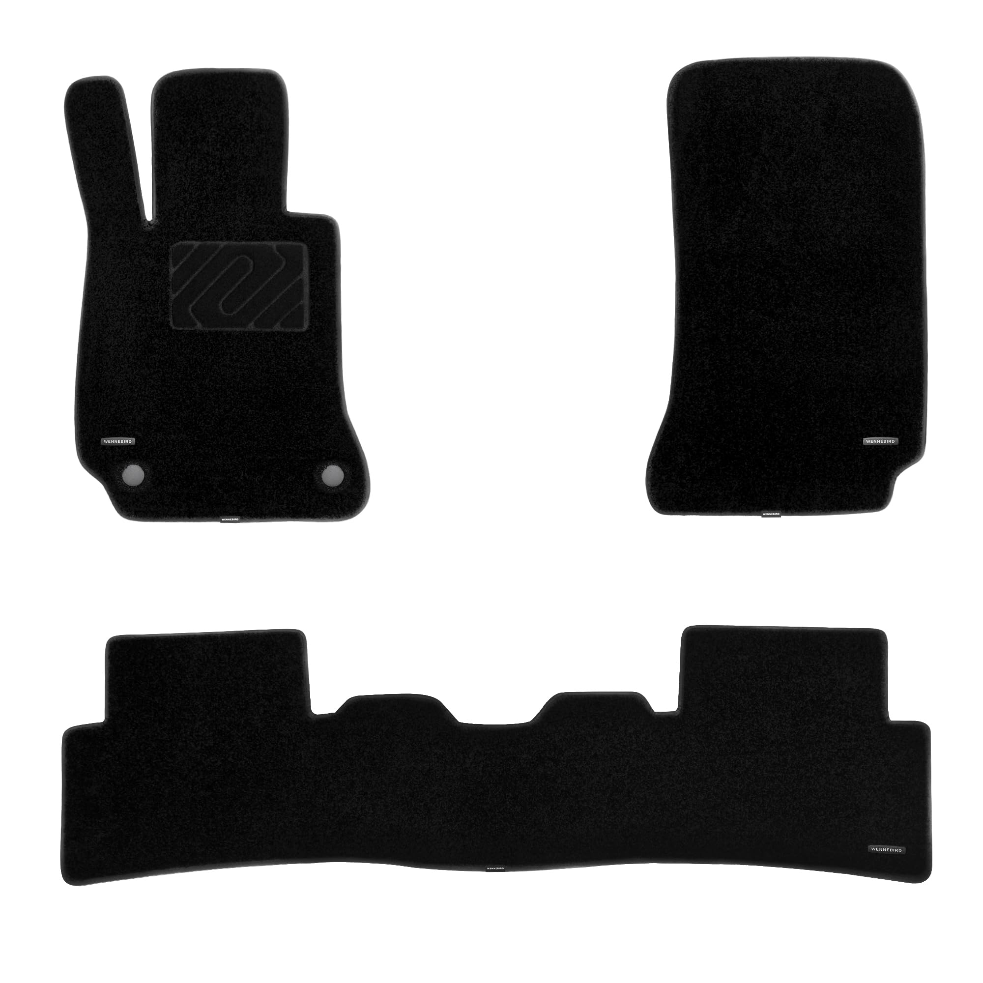 Alfombrillas De Goma Beige Para Mercedes Clase E W212 Y S212 2009-2016 | Antideslizantes Y Lavables