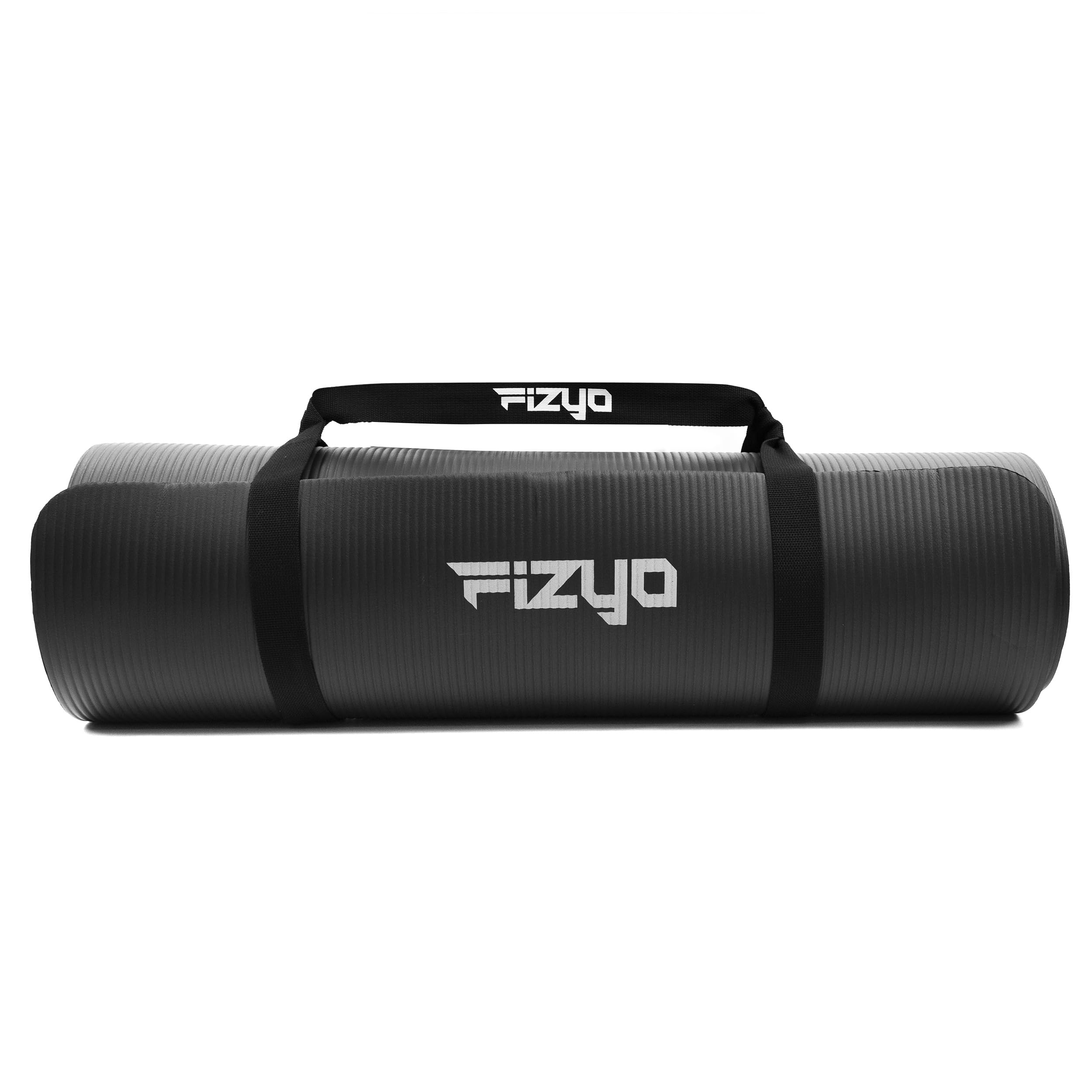 Fizyo Esterilla de Yoga Gruesa Antideslizante NBR – Colchoneta para Pilates, Gimnasio y Fitness, Caucho Sintético Resistente para Entrenamiento, Ejercicio y Relajación, 190 x 60 cm