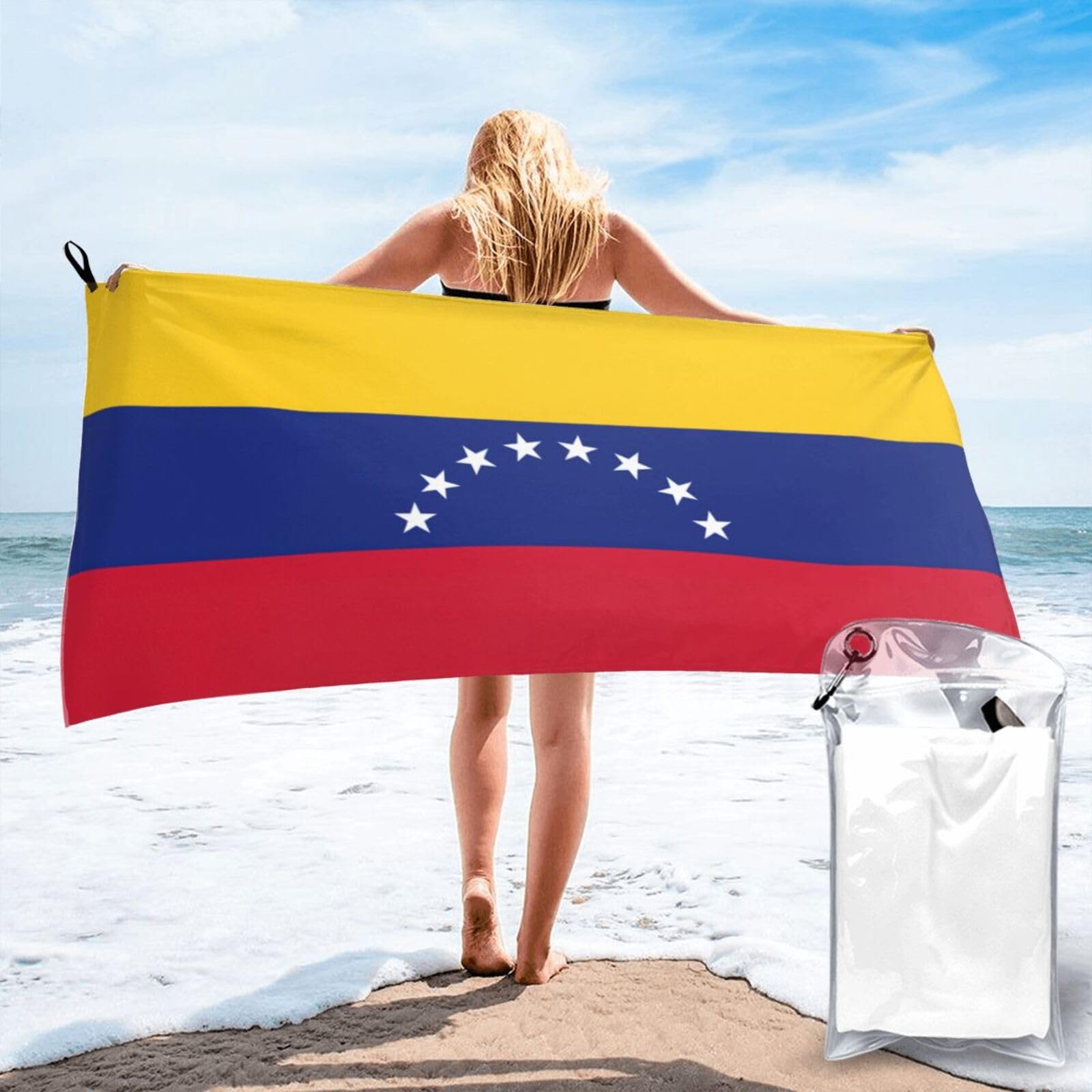 Toalla de baño de Venezuela compacta y suave para gimnasio y spa sin humedad