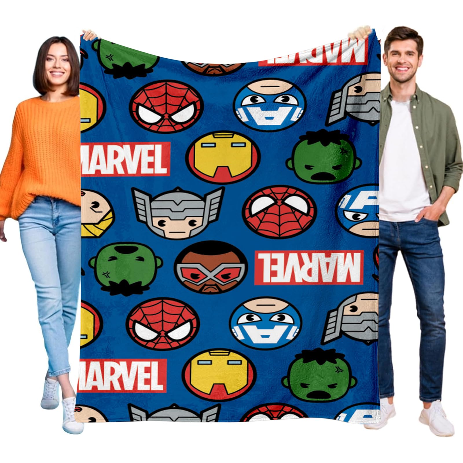 BeauentySuperhero Spider Blanket,Marvel Spidey Blanket, Children Gift, Birthday,Super Soft, Warm& Comfy,Blanket Gift Suitable for Kids(B, 40 * 60)