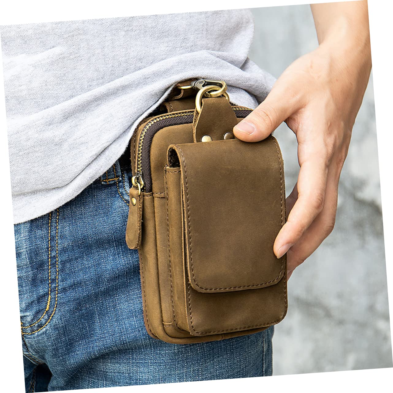 SHINEOFI Pochette Étanche pour Téléphone Portable Sacoche de Ceinture pour Téléphone Accessoire de Ceinture