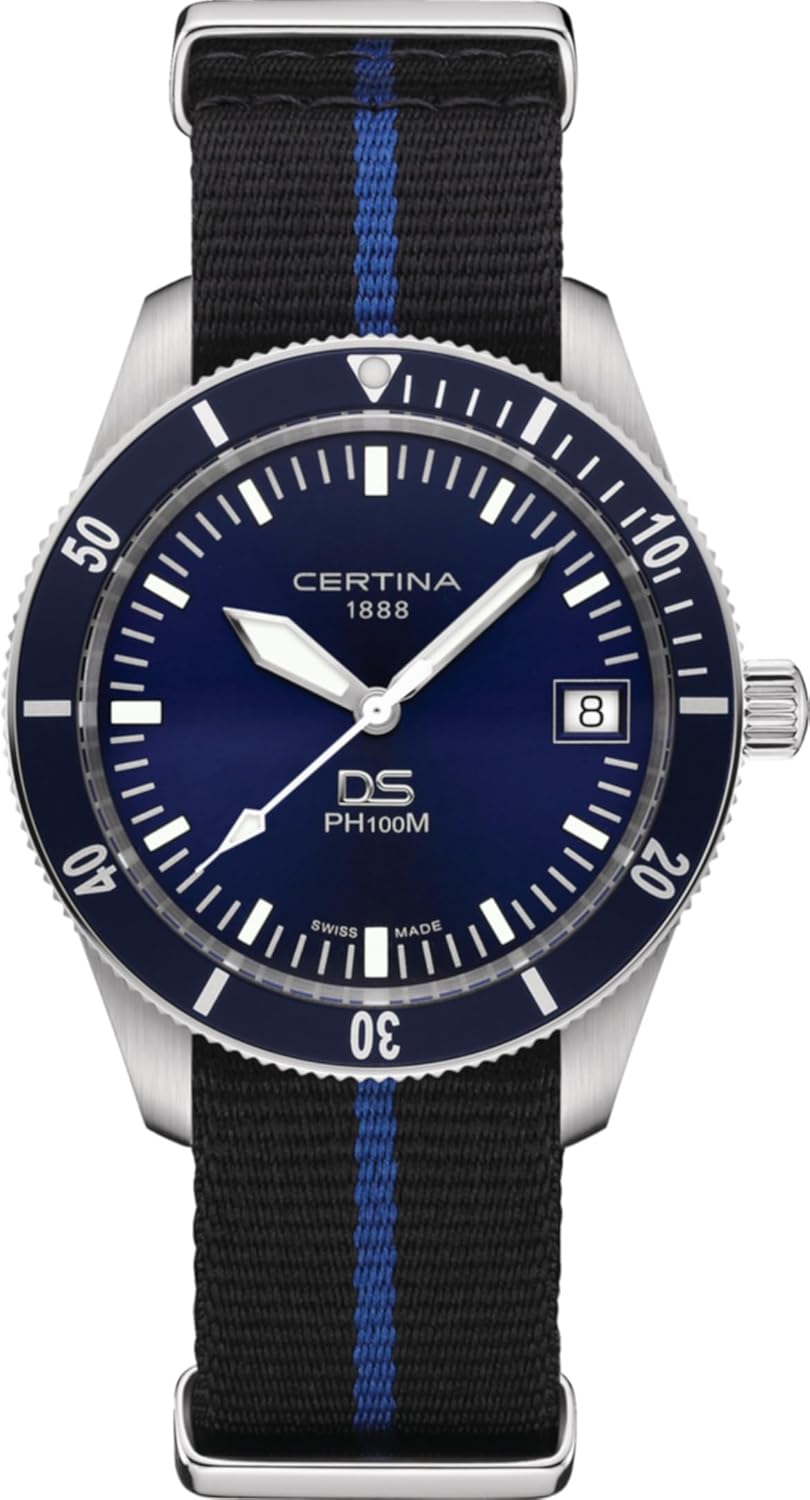 Certina, Mens, DS Heritage Standard, 40.5, mm, Tissu,