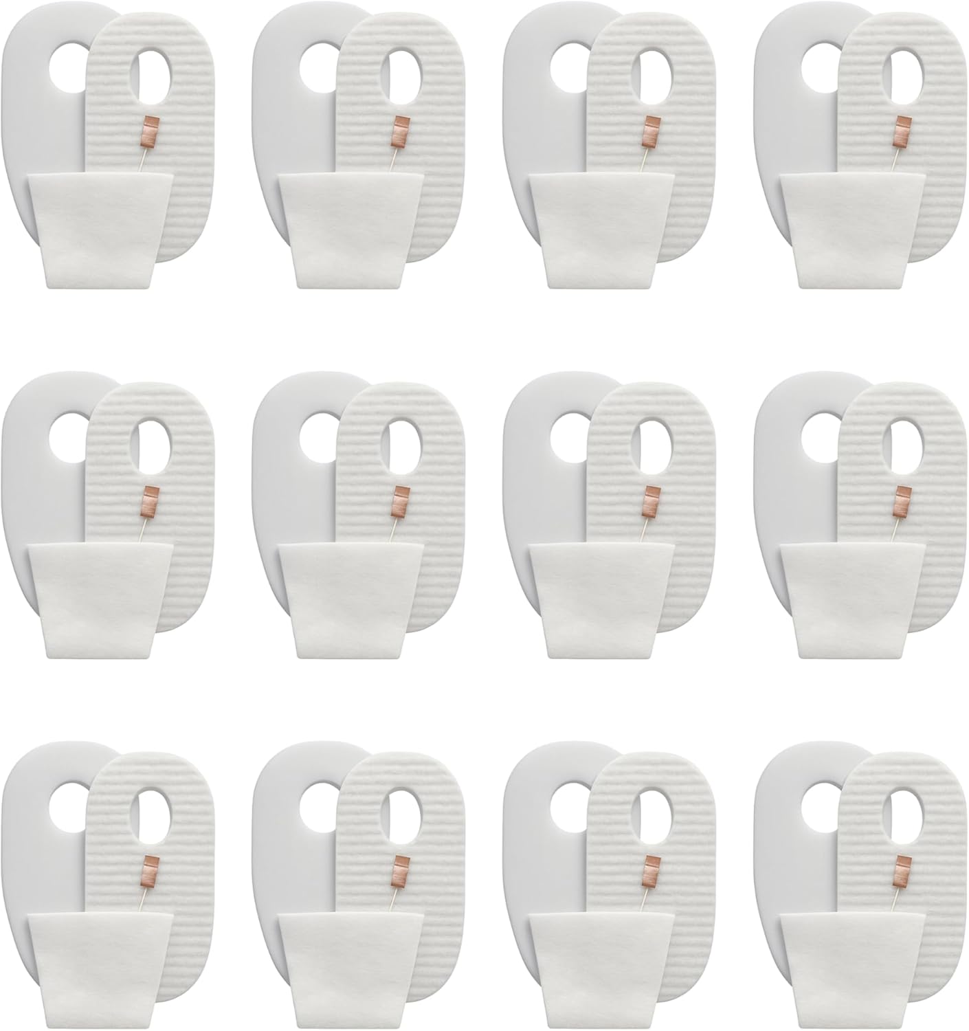 Nispira Replacement Filter Kit Compatible with Shark Rocket Deluxepro Upright Vacuum HV319Q, HV320, HV320W, HV321, HV324Q Rocket Truepet HV322. Compared to Part # 1080FTV320 & 1084FTV320, 12 Sets