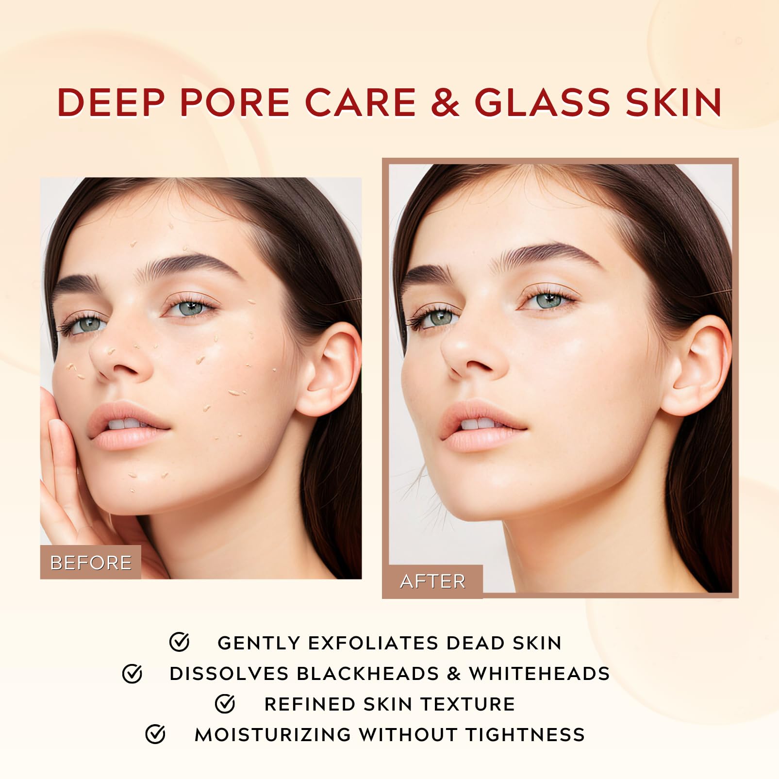 Peel Shot Glow Rice Ampoule Duo, Face Exfoliator Rice Toner - Image 3