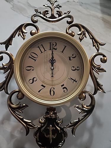 Not as heavy as I thought, cheaper made. But overall a good vintage style clock