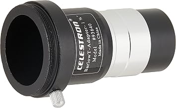 Celestron 1.25 Universal Barlow and T-Adapter & Zoom Eyepiece for Telescope - Versatile 8mm-24mm Zoom for Low Power and High Power Viewing - Works with Any Telescope That Accepts 1.25 Eyepieces