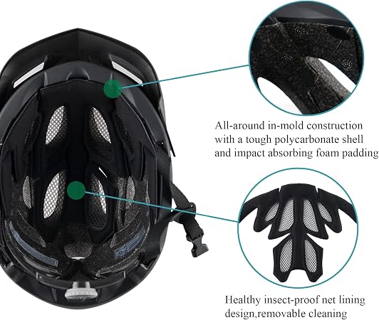 Bosoar Mountain Bike MTB Helmet,Road 