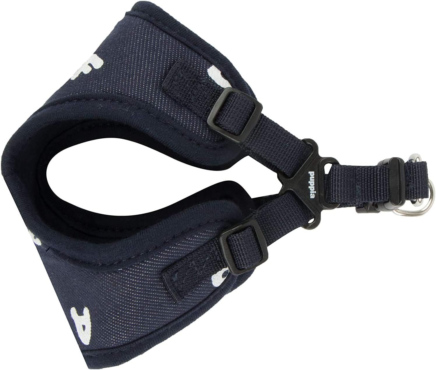 Puppia PARA-HC1532-NY-L Navy Algo Harness C Pet-Vest-Harnesses, Large